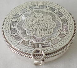 Sterling silver Communion Pyx